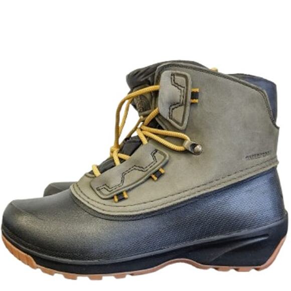 The North Face Women's Shellista IV Shorty WP-Taupe Green/TNF Black-6-NNTNB-S234 - Picture 4 of 6